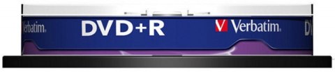 Płyta DVD+R VERBATIM CAKE (10) 4.7GB x16 Matt Silver 43498