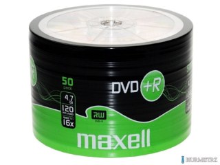Płyta MAXELL DVD+R 4.7GB 16x (50szt) SP shrink, bulk 275736