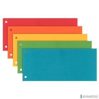 Przekładki 1/3 A4 Maxi Esselte, mix kolorów, 100 szt., 624450