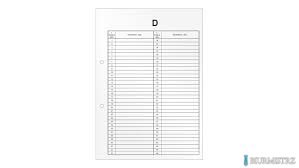 Przekładki do akt osobowych D BIURFOL DRU-055D