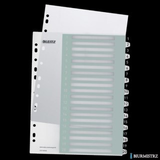 Przekładki plastikowe do nadruku tekstu na kartę, Leitz WOW, 120, biało-czarne 12170000