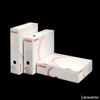 Pudła otwierane z szerszej strony 80mm 10sztuk ESSELTE 128005