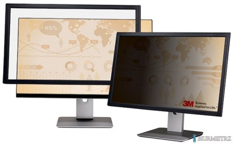 Ramkowy filtr prywatyzujący 3M_ (PF324W), do monitorów, 16:10, 24, czarny, 3M-98044049124