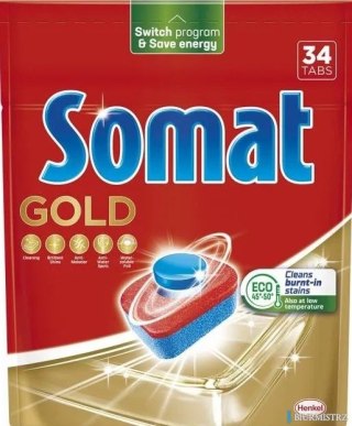 SOMAT Tabletki do zmywarki 34 szt. GOLD 577105