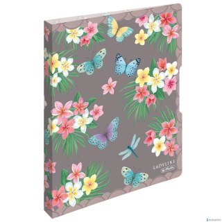 Segregator A4 PP 2 ringi, 2,7 cm, Ladylike butterflies 300001533 HERLITZ
