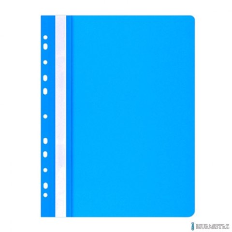 Skoroszyt , PP, A4, miękki, 100/170mikr., wpinany, niebieski, typu OFFICE PRODUCTS 21104121-01