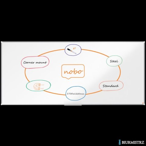 Tablica stalowa Nobo Premium Plus 2700x1200mm 1915164