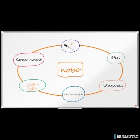 Tablica stalowa panoramiczna Nobo Premium Plus Widescreen 85 1880x1060mm 1915374
