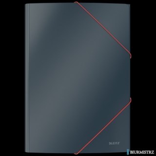 Teczka kartonowa z gumką Leitz Cosy, A4, szara 30020089