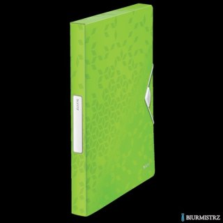 Teczka z gumką PP Leitz WOW, 30 mm, zielona 46290054