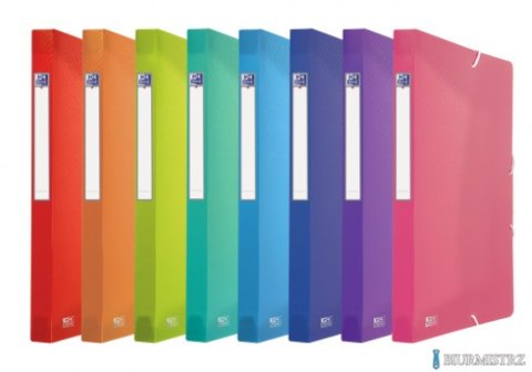 Teczka z gumką szeroka 25 mm Urban mix Oxford 400146969