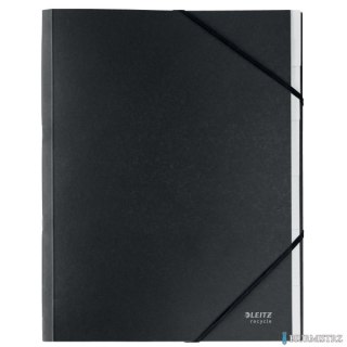 Teczka z przekładkami Recycle A4 6 przekładek, czarny Leitz, 39140095