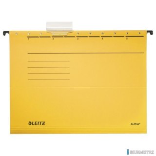 Teczki zawieszane ALPHA, żółty, Leitz 19850115
