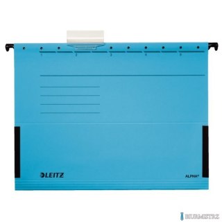 Teczki zawieszane z boczkami ALPHA, niebieski, Leitz 19860135