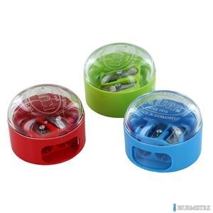 Temperówka KUM plastikowa podwójna z pojemnikiem 208 K2 okrągła