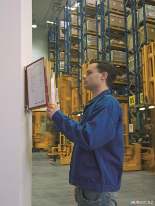 Uchwyt ścienny na 20 paneli A4 DURABLE VAIRO 5512-00