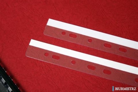 Wpinki do segregatora samoprzylepne zaokrąglone A4 (100) ARGO 422021 listwy