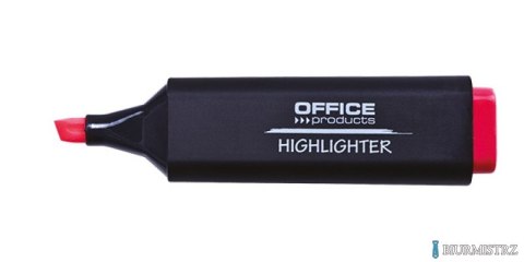 Zakreślacz fluorescencyjny OFFICE PRODUCTS, 1-5mm (linia), czerwony 17055211-04
