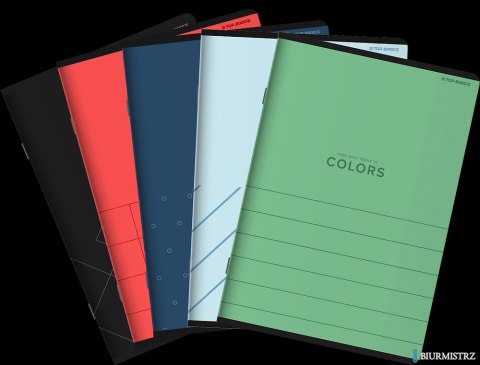 Zeszyt TOP COLORS A5 80K 70G kratka mix 400169185 Top 2000
