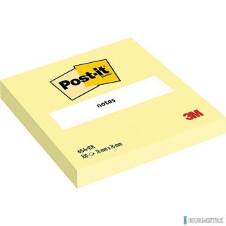 Bloczek_samoprzylepny POST-IT (654), 76x76mm, 1x100 kart., żółty