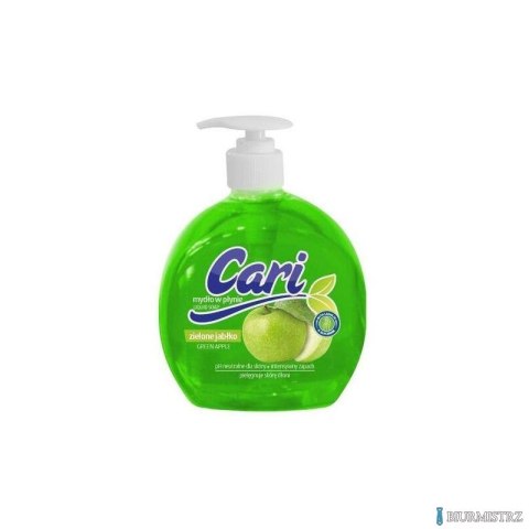 CARI Mydło w płynie z dozownikiem 500ml zielone jabłko