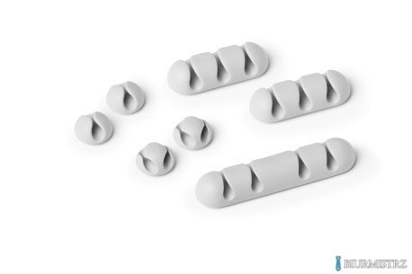 CAVOLINE CLIP MIX samoprzylepne klipsy na 1 kabel, różne rodzaje w zestawie 504137