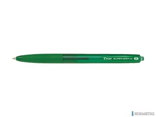 Długopis olejowy automatyczny PILOT SUPER GRIP zielony BPGG-8R-F-GG