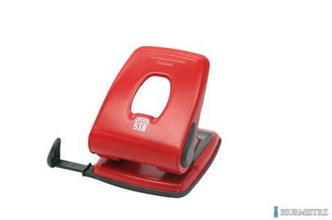Dziurkacz SAX 518 czerwony 40k