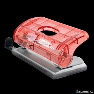 Dziurkacz mini Rapid ColourBreeze FC5, 10 kartek, 5 lat gwarancji, koralowy 5001533