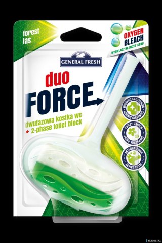 Kostka do WC DUO FORCE zawieszka 40g las GENERAL FRESH 40104