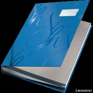 Książka do podpisu LEITZ niebieski 18 przegródek 57450035