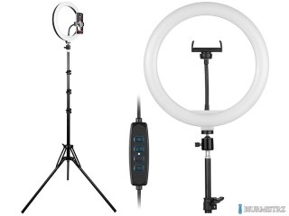 Lampa pierścieniowa TRACER RING 30cm ze statywem 210cm TRAOSW46745