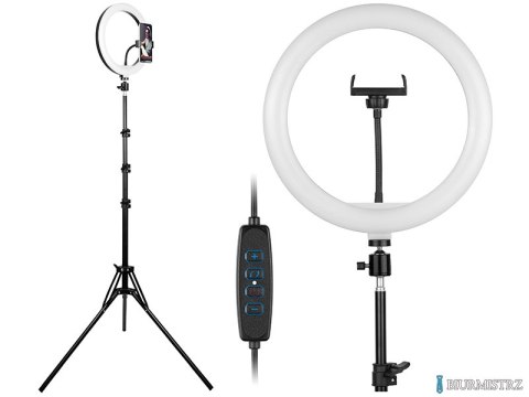 Lampa pierścieniowa TRACER RING 30cm ze statywem 210cm TRAOSW46745