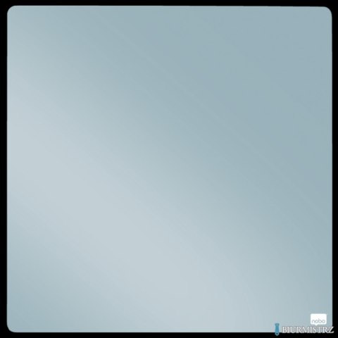 Mała kwadratowa tabliczka suchościeralna Nobo, 360 mm x 360 mm, szary błękit 1915624