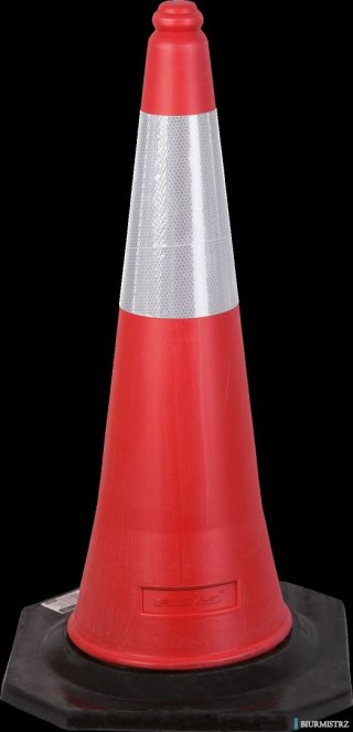 Pachołek ostrzegawczy REIS czerwono-biały TRAFFIC-CONE-RP75 CW