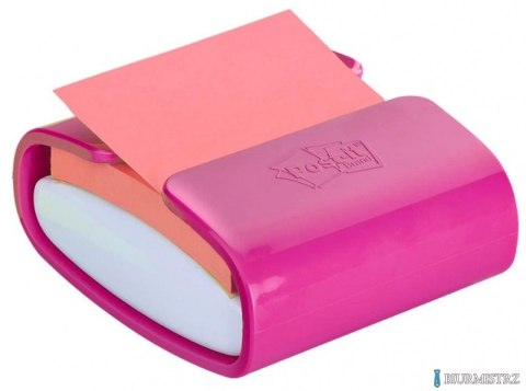 Podajnik do bloczków samoprzylepnych POST-IT_ Pro (PRO-C-1SSC), fioletowy, w zestawie 1 bloczek Super Sticky Z-Notes