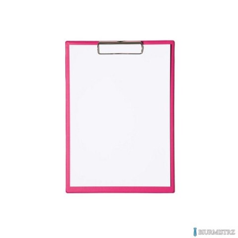 Podkładka Maul A4 z klipsem, powłoka plastikowa, różowa (23352/22 ML)