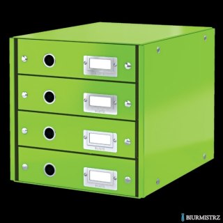 Pojemnik z 4 szufladami Leitz C&S WOW, zielony 60490054