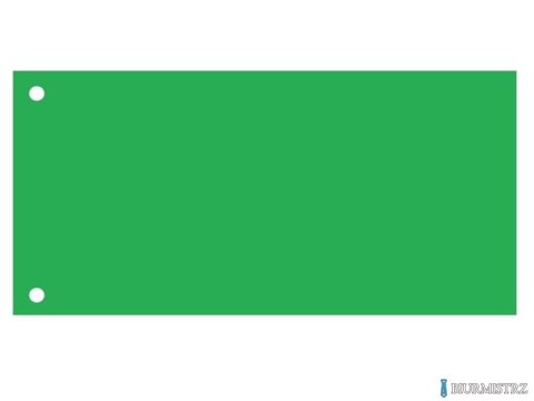 Przekładki kartonowe 1/3 A4 ARO zielone 100sztuk