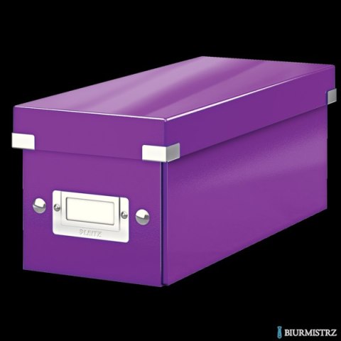 Pudełko na CD LEITZ Click & Store fioletowe 60410062