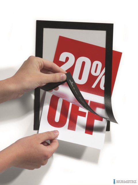 Ramki MAGAFRAME A5 czarne (2sztuki) DURABLE 4871-01