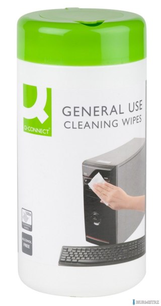 Ściereczki do czyszczenia obudów , tuba, 100szt., typu Q-CONNECT KF04508A