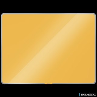 Szklana tablica magnetyczna Leitz Cosy 80x60cm, żółta, 70430019