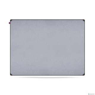 Tablica filcowa MEMOBE IDEA, Powierzchnia popielata, rama aluminiowa EDGE, 120X90 CM MITF120090.81.60.51