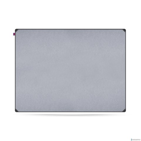 Tablica filcowa MEMOBE IDEA, Powierzchnia popielata, rama aluminiowa EDGE, 120X90 CM MITF120090.81.60.51