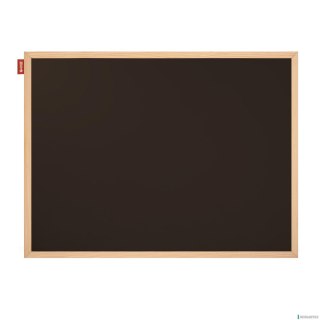 Tablica kredowa MEMOBE Czarna, rama drewniana, 60X40 CM MTB060040.08.01.01