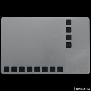 Tablica magnetyczna wielofunkcyjna Nobo Quartet, 61 x 39 cm, srebrna 1903812