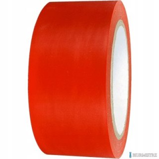 Taśma_oznaczeniowa czerwona podłogowa 50mmx33m