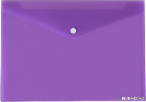 Teczka A4 kopertowa na zatrzask fioletowa PP-113 TT7591