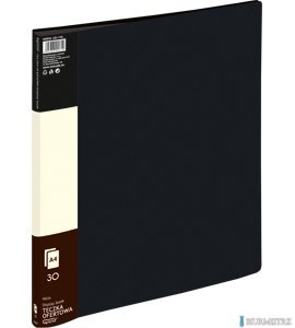 Teczka ofertowa 9003A, czarny, 30 koszulek GRAND 120-1195